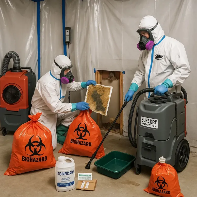 Contaminated Water Handling Protocols process in India Hook, SC